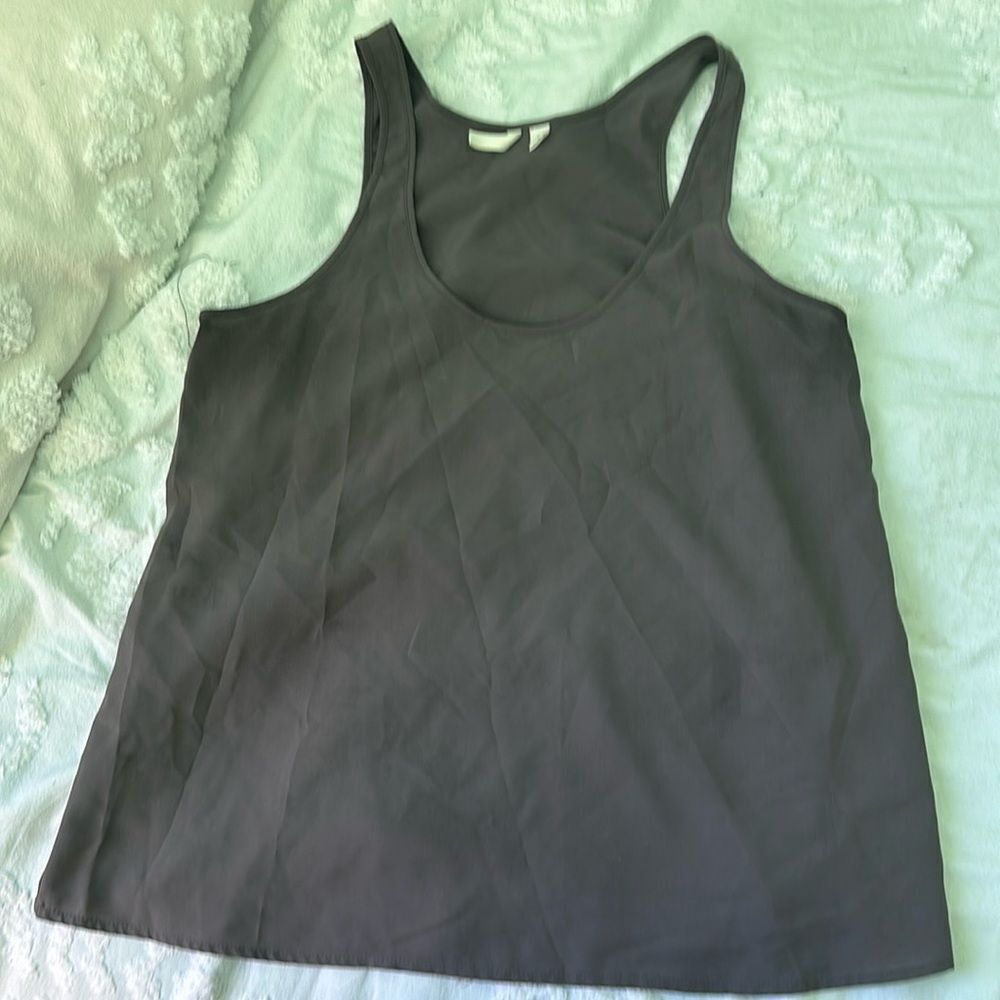 Gray Dressy Tank Top